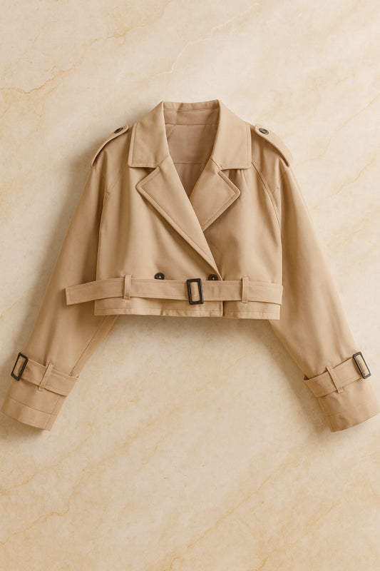 LNVA - Trenchcoat Cropped